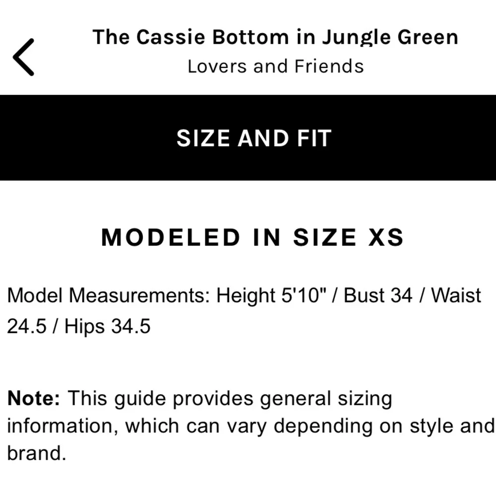 LOVERS + FRIENDS 🐆🌴 JUNGLE GREEN CASSIE BOTTOMS NWT - Picture 5 of 16